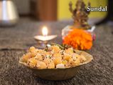 Sundal Recipe | White Chana Sundal Recipe | Kondakadalai Sundal Recipe