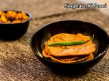 Singhare Ki Poori Recipe : How To Make Singhare Ke Atte Ki Poori Recipe