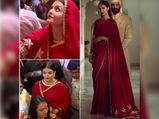 Aishwarya Turned Gorgeous In Sabyasachi's Red Ensemble