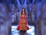 Esha Gupta In Red Traditional Attire, Slayed The Ramp