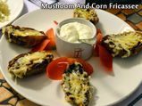 Mushroom And Corn Fricassee