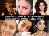 Bollywood Ladies Set Eyebrow Shape Goals For The Coming Festive Season