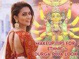 Durga Puja Special: Make-up Guide To Carry The Bengali Look Of White Saree With A Red Border