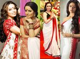 Bolly Durga Puja Special: True Essence Of The Bengali Traditional “Laal Paar Shada” Sari