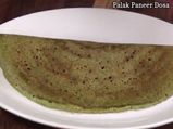 Delicious Palak Paneer Dosa Recipe