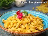 Paneer Bhurji Macaroni Recipe