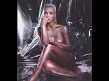 Kim Kardashian Sizzled Up For The Latest Sequin Body Paint Shoot