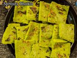 Sprouts Dhokla Recipe: How To Make Moong Dal Dhokla