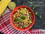 Sweet Corn Kosambari Recipe | How To Make Corn Pomegranate Kosambari Salad | Ugadi Special Easy 5-mi