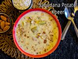 Sabudana Sweet Potato Kheer Recipe | Navratri Vrat Special Sweet Potato Payasam Recipe