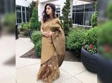 Bhumi Looks Her Fashionable Best In A Fusion Sari
