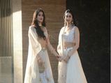 #SonamKiShadi: Janhvi $ Khushi Dazzle In White