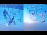 Man Caught Fire In Seconds After Ladder Got Entangled In Power Line