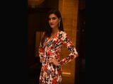 Kriti Sanon Stands Out In This Abstract Floral Dress At Aao Kabhi Haveli Pe Song Launch