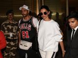 Awesome! Lovebirds Deepika Padukone And Ranveer Singh Synced Up Their Airport Style