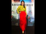 Raveena Tandon's Formal Look At FICCI Event Is About Colour-Blocking Done Perfectly