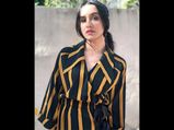 Shraddha Kapoor's Wrap Dress Will Make You Want To Wear Stripes All Day