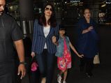 Aishwarya Rai & Aaradhya Spruced Up Their Airport Looks With Bossy Style And A Floral Attire