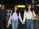 Janhvi And Khushi Kapoor Again Co-ordinated Their Outfits And Gave Us Cool Winter-wear Ideas