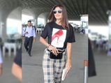Shilpa Shetty's Latest Airport Look Includes A Devil Wears Prada Tee And Comfy Pyjamas