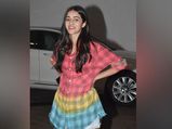 Ananya Panday Notches Up The Casual Look With A Multi-coloured Cool Shirt