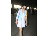 Hansika Motwani Pairs A White Dress With A Modern Jacket For Her Latest Airport Look