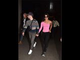 Priyanka And Nick's Airport Outfits Are About Bright And Muted Hues
