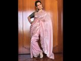 Kangana Ranaut Sets Sari Goals With This Pink Handloom Sari