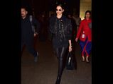 Deepika Padukone Adds Another All-black Ensemble With This Airport Attire