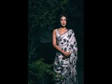 Rhea Chakraborty Takes A Nature-inspired Turn With This Printed Sari