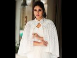 So Divine! Huma Qureshi Surprises In A Timeless & Modern White Sari At Cannes 2019