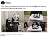 Girl Chooses ‘The Nun’ Theme For Her 3rd Birthday Party