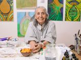 98-Year-Old Artist Paints Her Way Through Her First Solo Art Exhibition In London