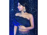 Khushi Kapoor’s Modern Midnight Blue Traditional Attire Will Take Away Your Blues; See Pics