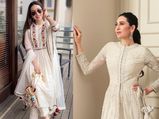 Karisma Kapoor Makes An Ivory Splash With These Two Intricately-Done Traditional Outfits