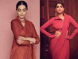 Sonam Kapoor Ahuja Expresses Her Love For Saris With These Two Gorgeous Red Drapes