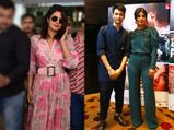 Priyanka Chopra Wows Us With Her Pink Maxi Airport Look And Green Pant Set Promotional Look