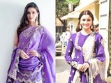 Navratri 2019: Look Royal Like These Bollywood Divas In Purple Traditional Outfits