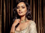 Manushi Chhillar Gives Wedding Wear Goals With Her Ivory Lehenga At Sister's Wedding Function