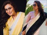 Rani Mukerji Makes Us Want To Update Our Wardrobe With Colour-blocked Saris