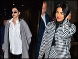 Deepika Padukone And Priyanka Chopra Jonas' Checkered Outfits Can Totally Keep You Warm