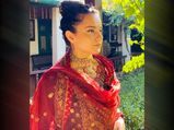 Kangana Ranaut's Elaborate Kurta Set Is Perfect For A Cousin's Engagement Ceremony