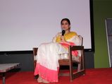 Bollywood Actress Vidya Balan’s Colour-Blocked Pujo Sari Is Perfect For Religious Functions