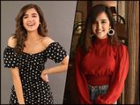 Debutante Shirley Setia Rocks In Red Top-Denim Skirt And Polka Dot Dress At Promotional Rounds