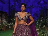 Lakme Fashion Week Summer Resort 2020: Ileana D’Cruz Looks Captivating In Purple Lehenga On The Ramp