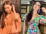 Wajah Tum Ho Actress Sana Khaan Gives House Party Fashion Goals In Orange And Colourful Dress