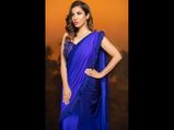 Sophie Choudry’s Blue Saree Can Lift You From The Quarantine Blues