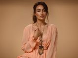 Qubool Hai Actress Surbhi Jyoti Wows In Peach Flared Ruffle Dress In Her Latest Photoshoot