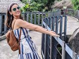 Sanaya Irani Gives Fresh Vibes In Her Pretty Striped Dress And Now We Are Craving For An Outing!