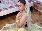Mouni Roy Looks Like A Diva In Beautiful Yellow Lehenga And Stunning Jewellery